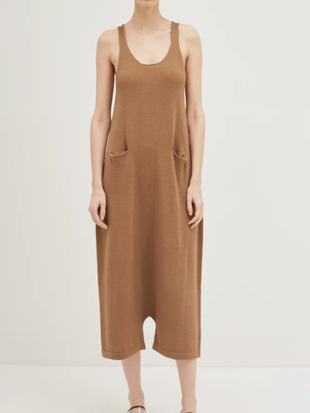 LAUREN MANOOGIAN Playa Suit Tank Sleeveless One-Piece Romper Dropped Crotch 2/M